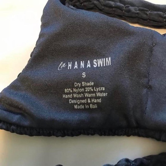 LAHANA SWIM- Azarha Top in Metallic Grey - Picture 4 of 4